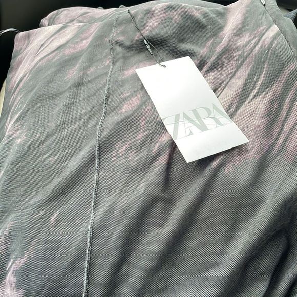 ZARA PRINTED RUCHED TULLE SKIRT & TOP 9250/081/229/018 - Picture 11 of 15